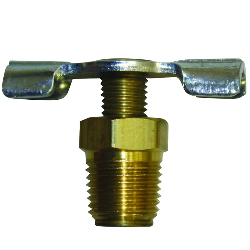 Petcock sangrador comercial Milton C1008 1/8" MNPT – 1 unidade