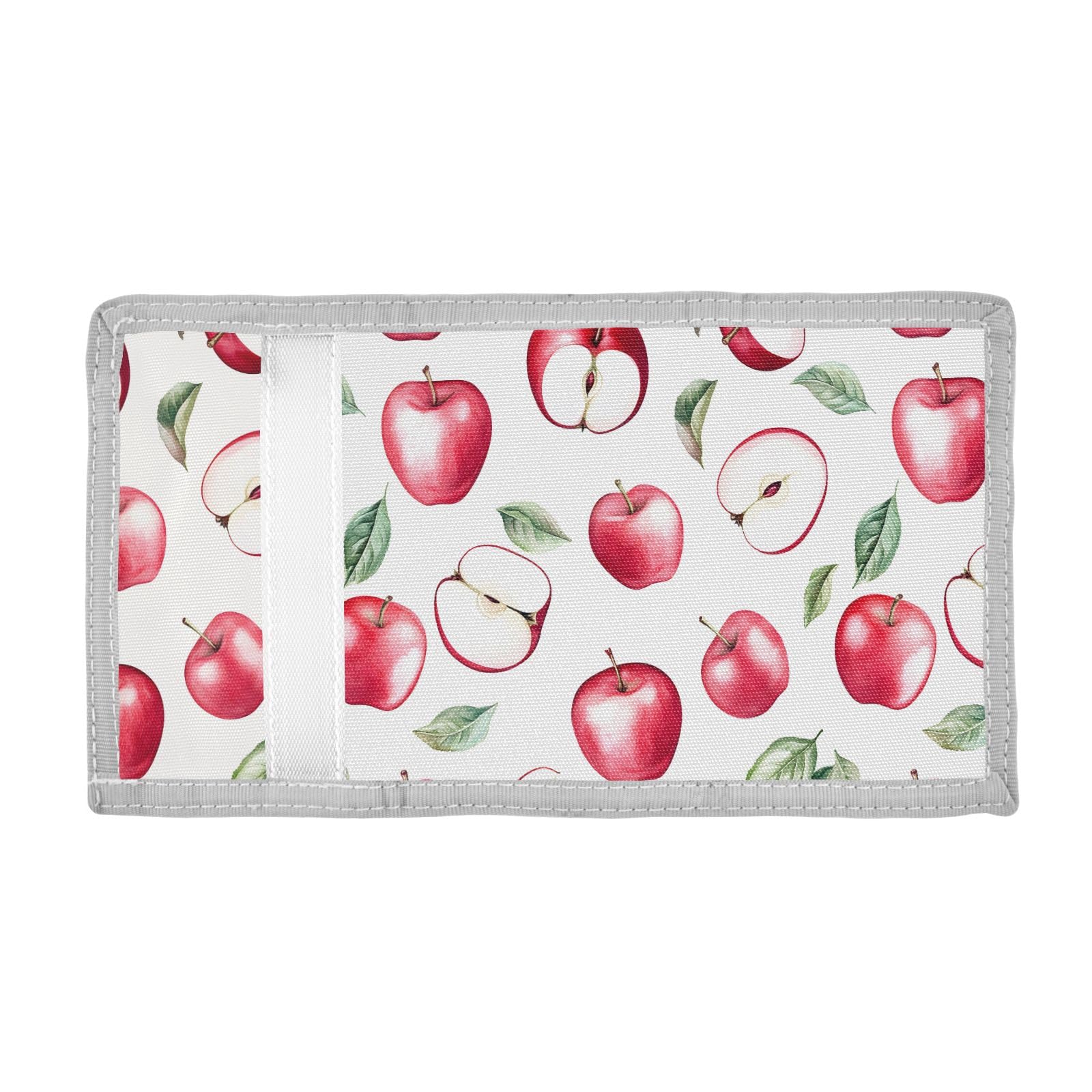 Kids Wallets for Boys Girls Toddler Trifold Wallet Children Small Apples Fruits with Zipper Coin Pocket