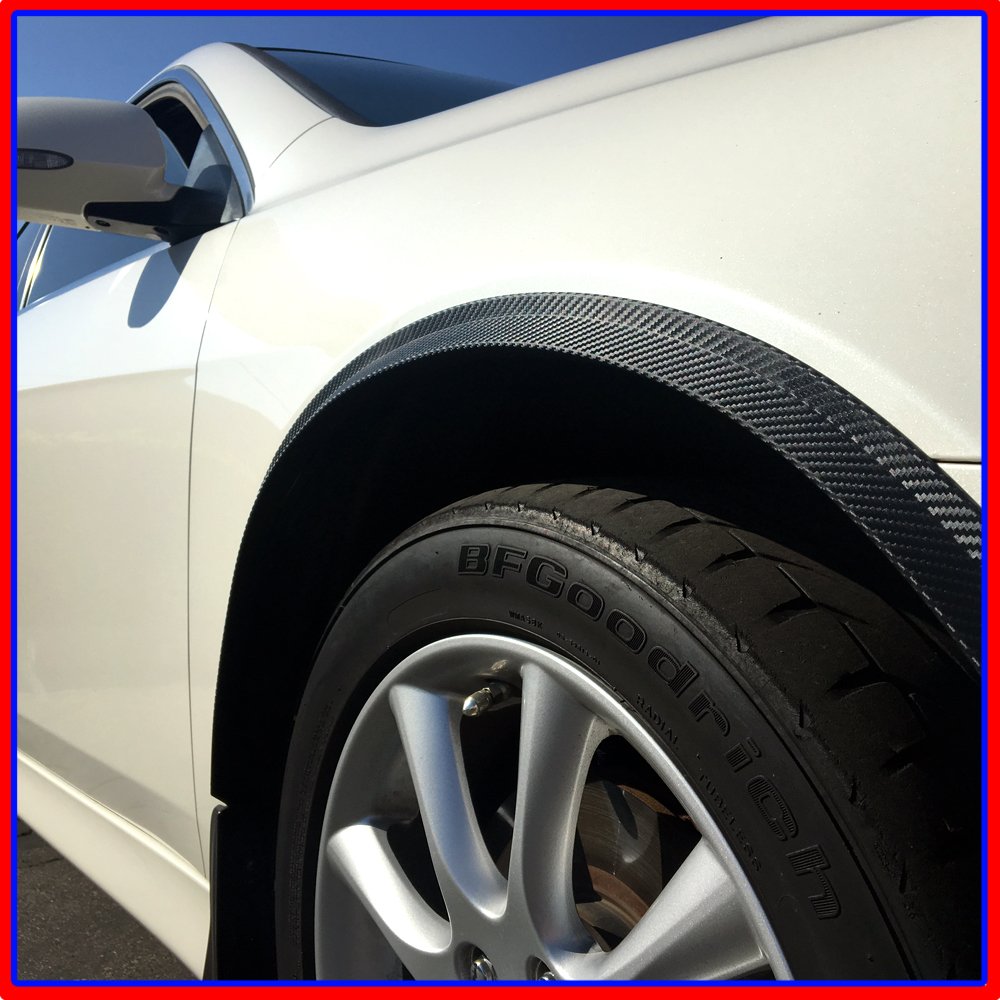 Automotive 4x 72cm Car Wheel Eyebrow Arch Trim Protector Strip Fender