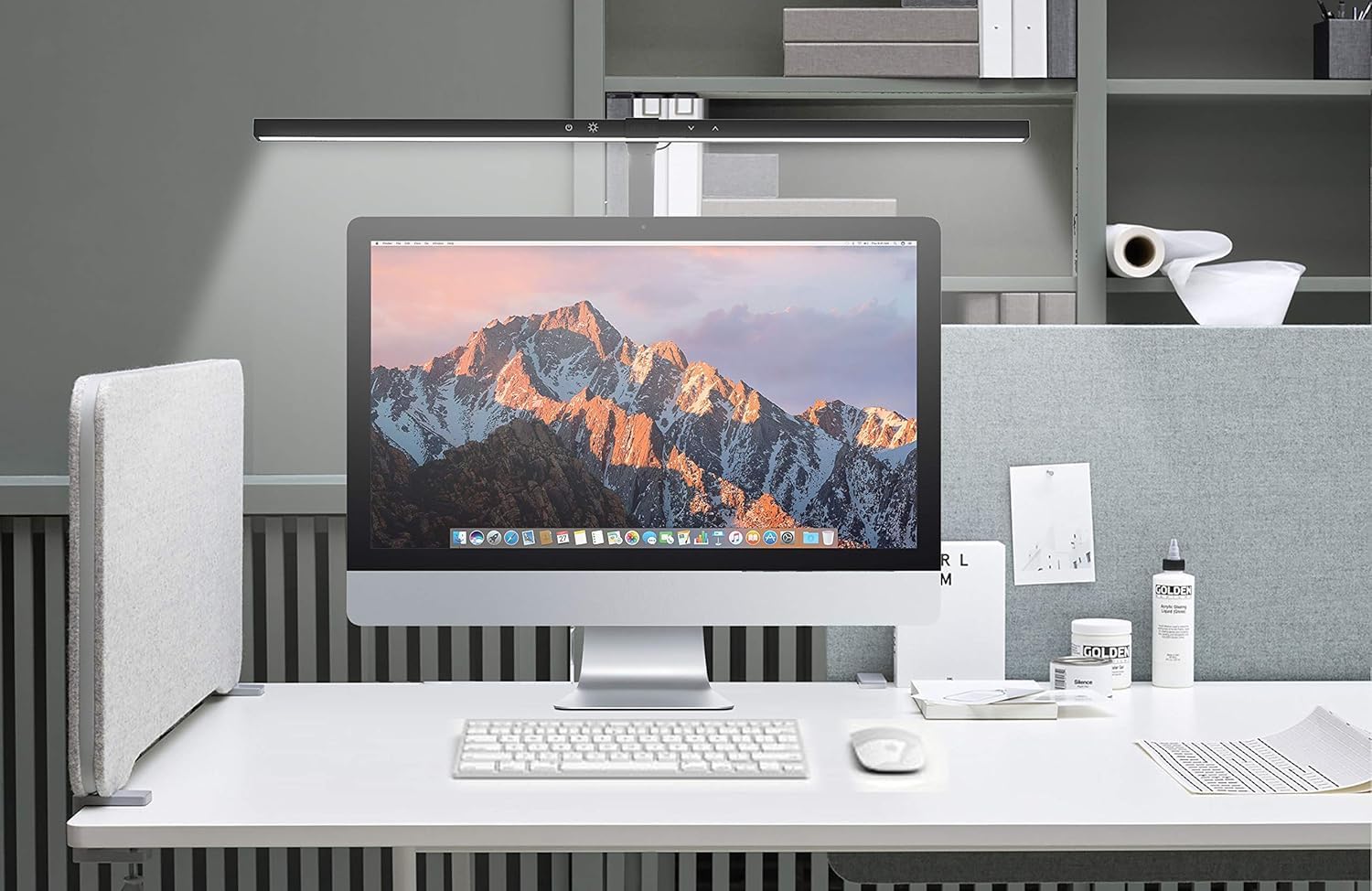 Unilux Lampada Strata Da Tavolo a Led 11 W, Controllo Touch Per Regolare La Luminosità E La Temperatura Del Colore, colore Nero