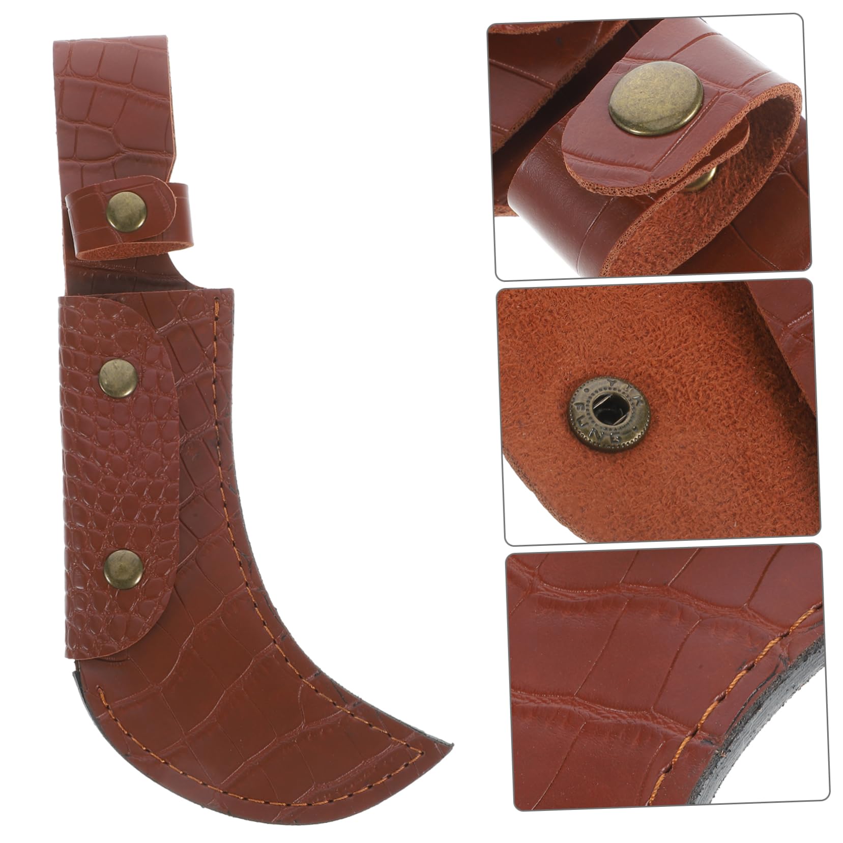 5piezas Cuchillo Multifuncional Funda De Pu Para Protector De De Melón y Accesorio De Cocina Práctico y