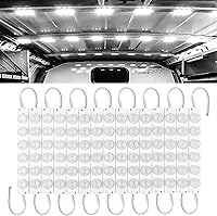 Vista 9 de Linkstyle Kit de iluminación para el interior de furgoneta, de 12V con 120 LEDs, tira de luz LED, módulo de iluminación LED para techo del coche