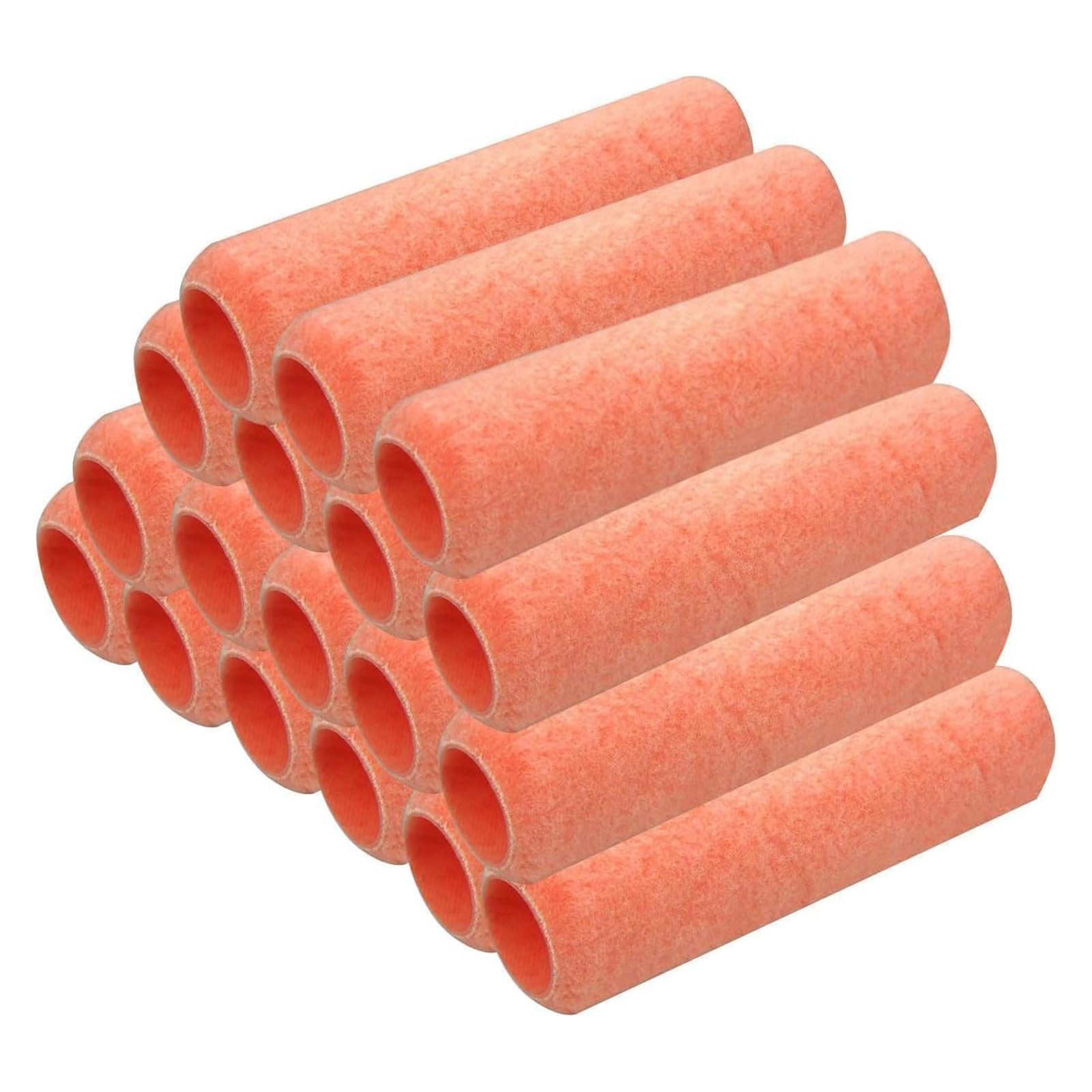 King Origin Paint Roller Covers, 18 Pack, 9 Inch Paint Roller, 3/8 Nap High Dense Roller Covers for Smooth and Textured Rough Surfaces