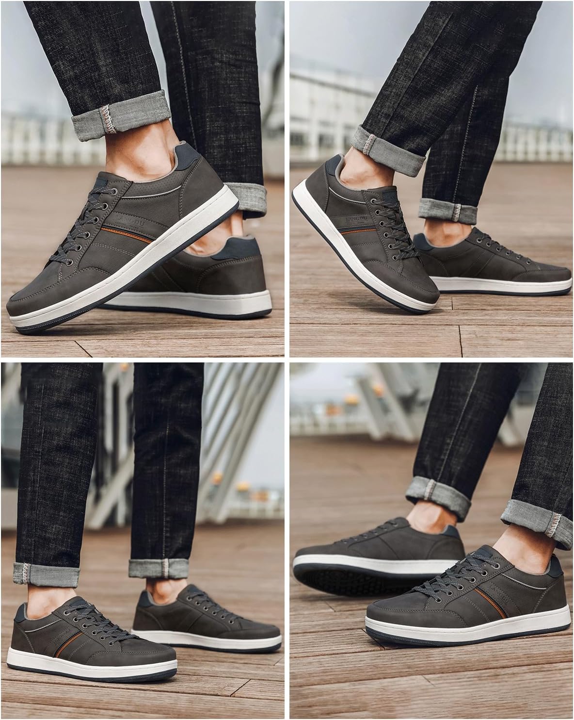 Mens Casual Shoes Fashion Sneakers Breathable Comfort Walking Shoes for Male Size 8-12 - Image 2