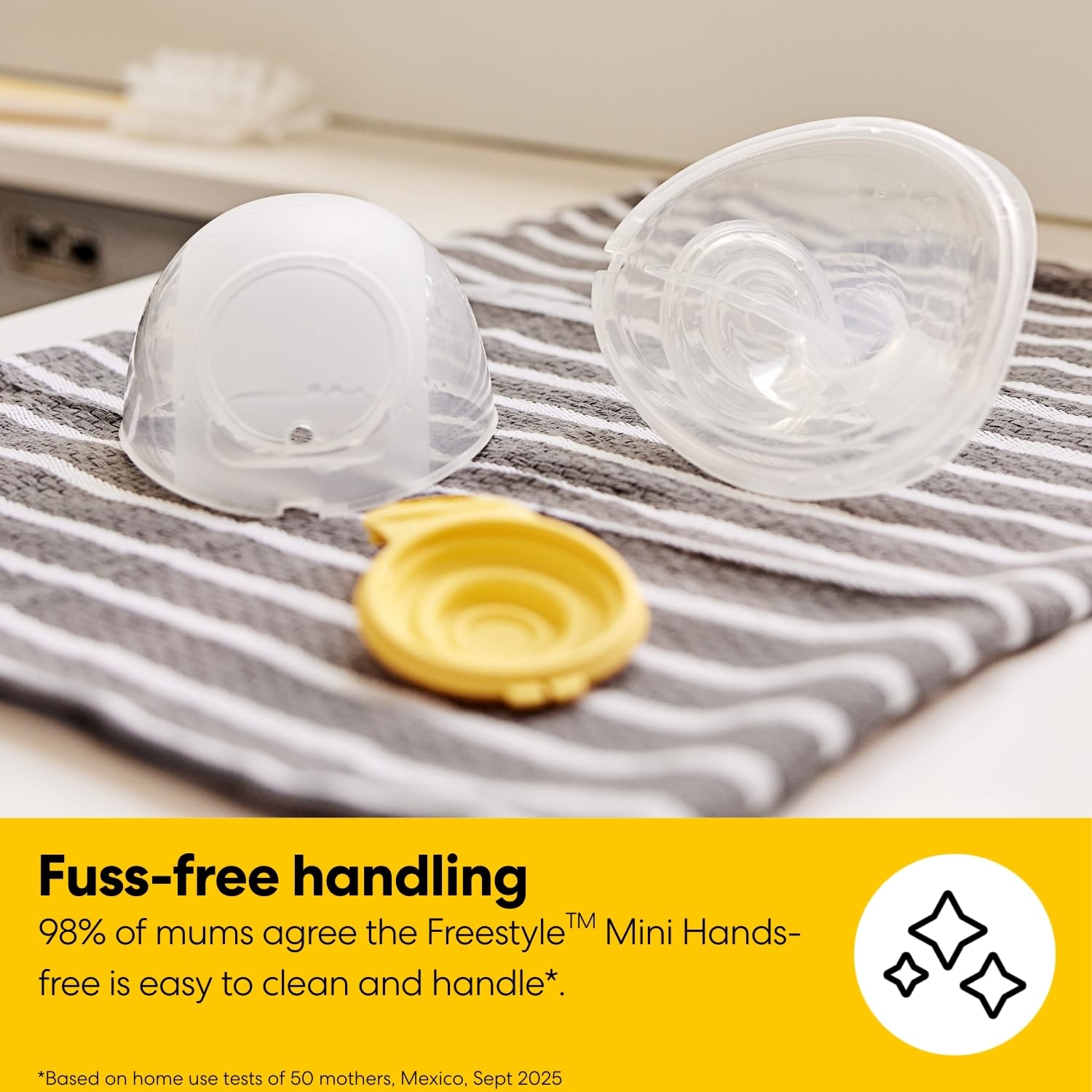 Medela Freestyle Mini Hands-Free Double Electric with Hands-Free Cups & Rechargable Battery. — view 10