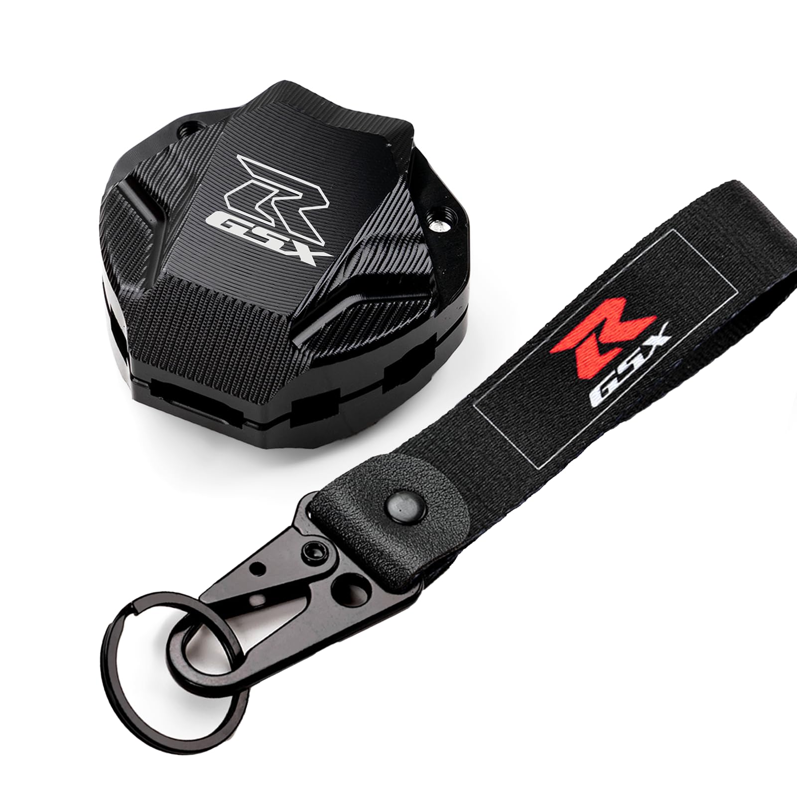 Per SUZUKI GSX-R GSXR 600 750 1000 GSX-8R GSX8R GSXR600 GSXR750 GSXR1000 GSX-R600 GSX-R1000 Accessori per Moto Custodia Portachiavi Alluminio Custodia Protettiva e Portachiavi