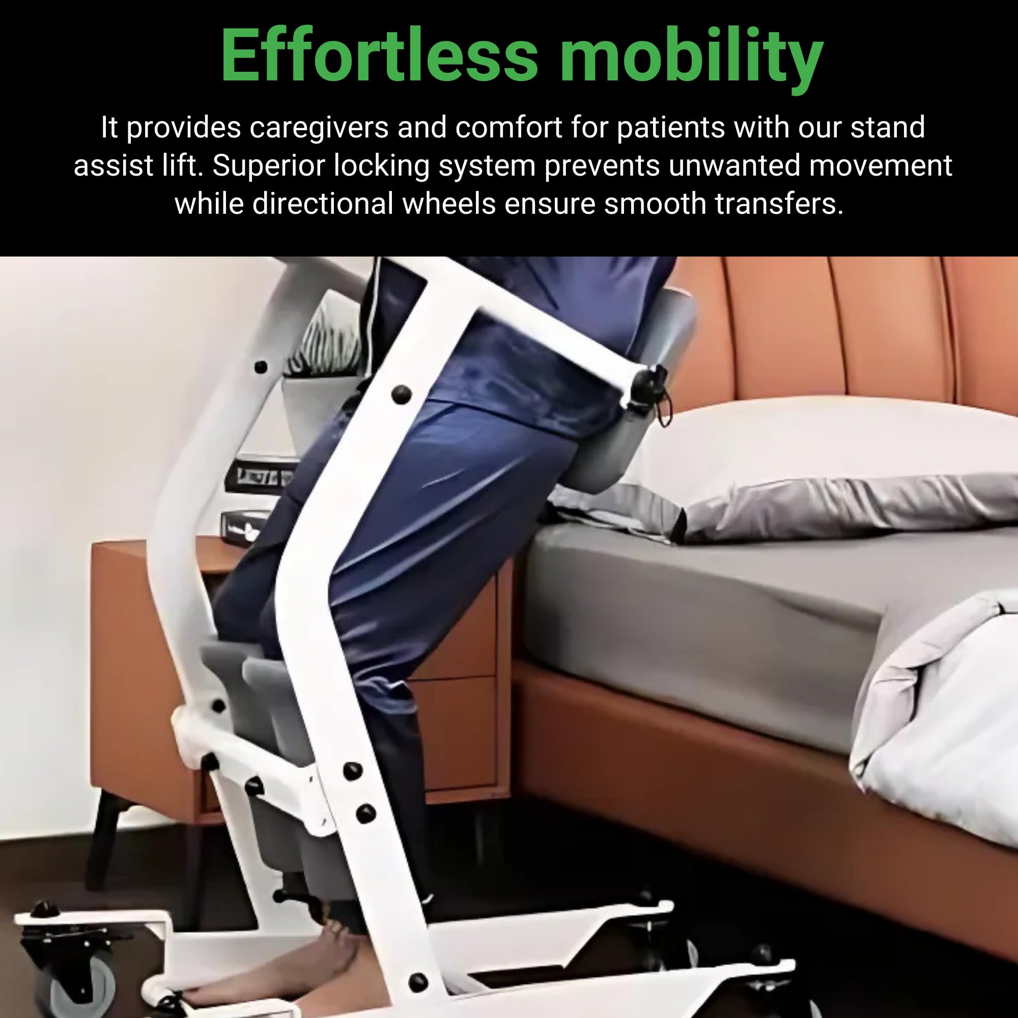 Fotel do przenoszenia pacjenta, stojak Assist Lift, Stand Up Assistance, pomoc stojąca