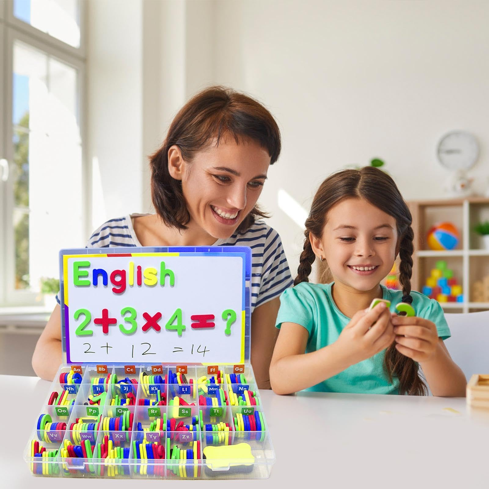 Magneti alfabetici, numeri magnetici, calamita colorata , numeri, adesivi magnetici, set di giocattoli colorati per l'apprendimento educativo, set di lettere magnetiche con numeri per scrivere | adesivi magnetici, set di giocattoli colorati per l'apprendi
