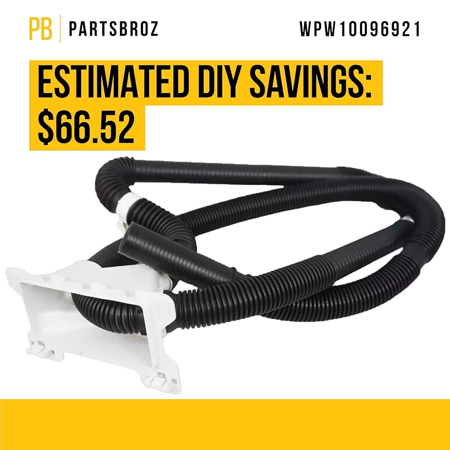 Amazon.com: PartsBroz WPW10096921 Drain Hose - Compatible
