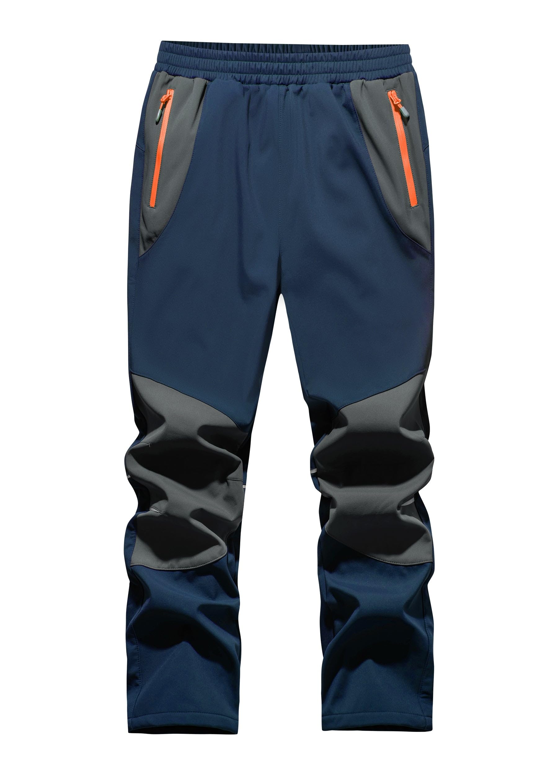 WILLIT Kinder Softshellhose Thermohose Skihose Gefüttert Jungen Mädchen Schneehose Winter Wasserdicht Winddicht Wanderhose mit Taschen