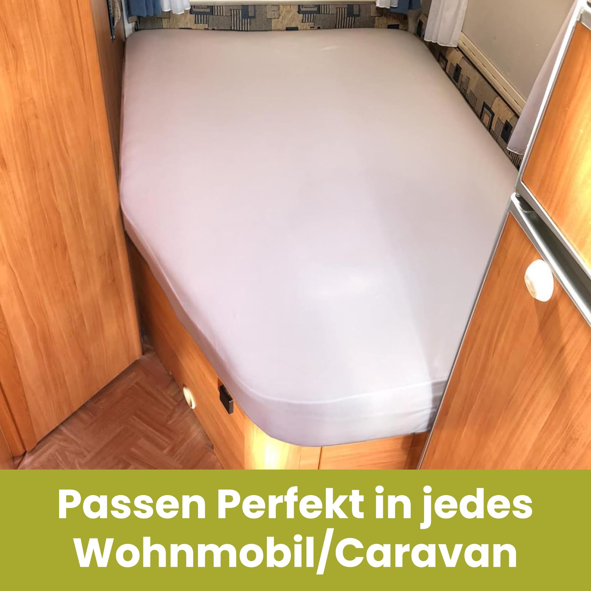 Pościel Samochód kempingowy Zestaw 4 sztuk - 2 kołdry do samochodów kempingowych + 2 pokrowce na materace - Łóżko francuskie Przyczepa kempingowa - do materaca Przyczepa kempingowa - Łóżko RV