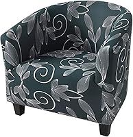 Vista 12 de HOTNIU Funda para silla de club, fundas para sillas de bañera para sillones, funda elástica para sillón, protector de silla de club, cubiertas