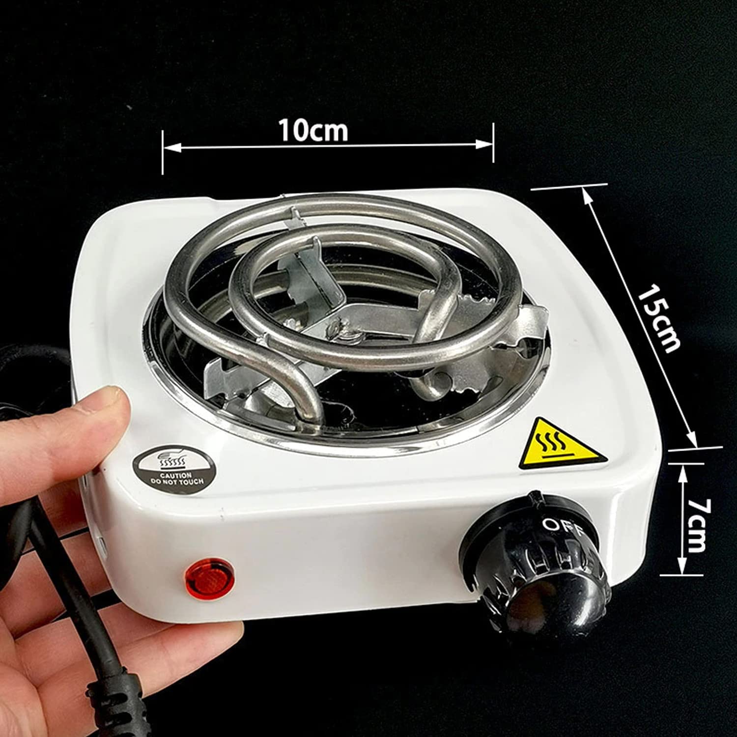 Buy Instant Coal Heater 500W Charcoal Burner Electric Stove Hot Plate Iron  Burner Travel Portable Kitchen Appliances Coffee Heater (Mix-colors) Online  at Low Prices in India - Amazon.in