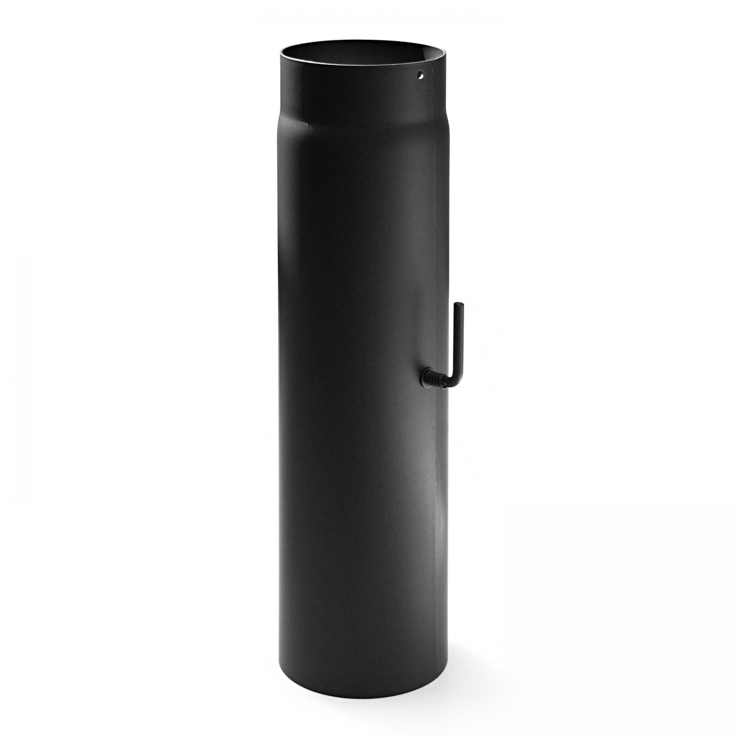 Raik sh035–120 de fumée SW de tube/tuyau de poêle 120 mm – 500 mm avec régulation de traction Noir