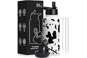 Weboia Cow Print Water Bottle: Your Go-To Hydration Companion