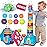 LTKFFFdp Baby Stacking Toys for Toddler 1-3, Nesting Cup Shape Sorter for Infant 6 to 12-18 Month, Learning Stackable Block, Birthday Gift for Girl Boy 9 Month