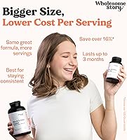 Vista 3 de Wholesome Story Suplemento de mio-inositol y D-quiro inositol para mujeres Suplementos de fertilidad para el equilibrio hormonal y apoyo a