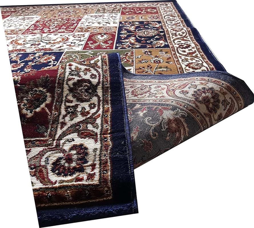 Image of Royal Look Design Soft 4 Feet x 6 Feet Blue Colour Carpets for Home Living Room Bedroom Dining Room