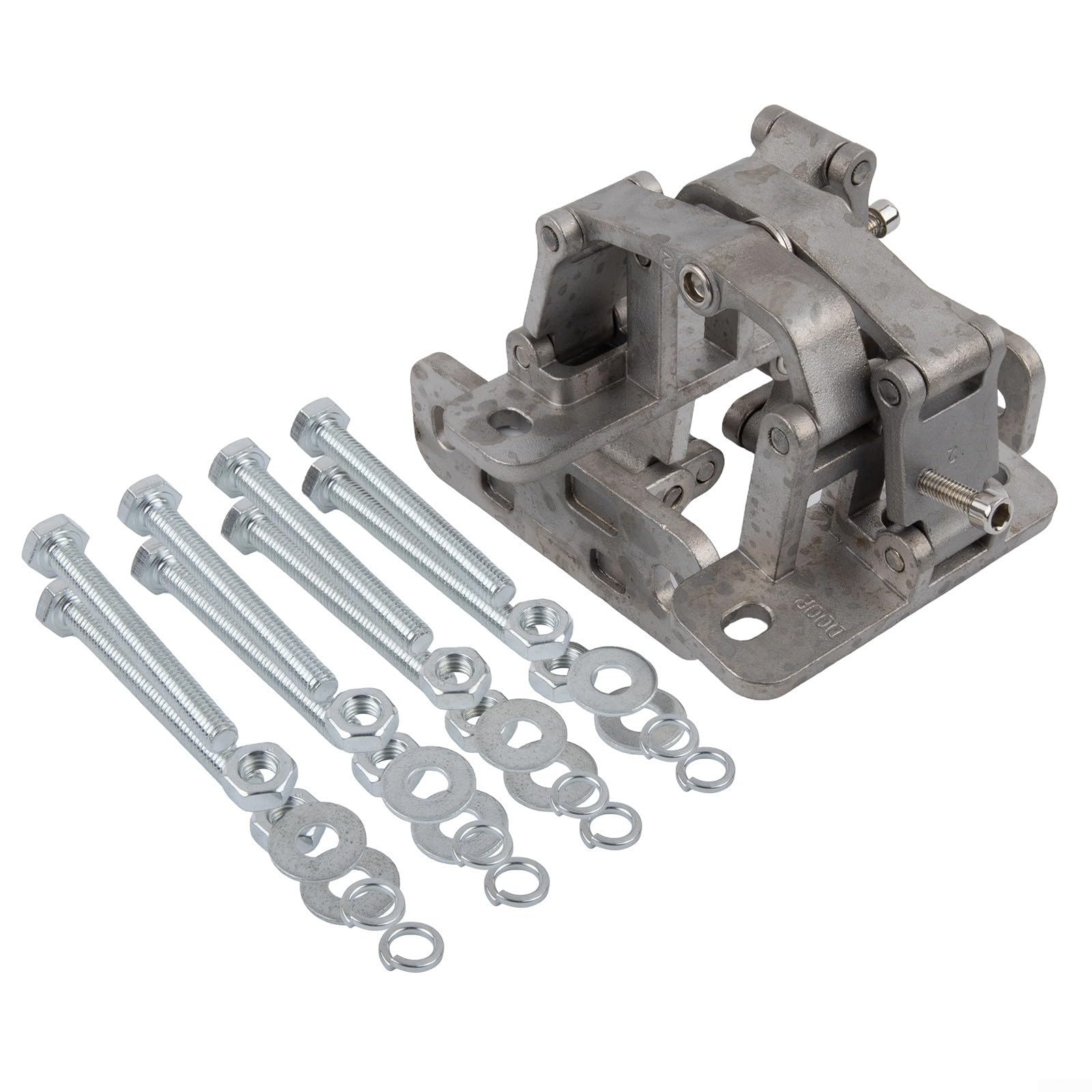 Charnière invisible inox 2D : la perfection technique pour porte en pierre