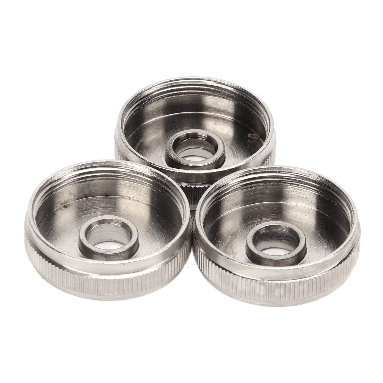 3PCS Trumpet Bottom Valve, Silver Trumpet Cornet Valve Piston Button Screw Accessories for Daily Repair of Wind Instrument(Trumpet Bottom Valve)