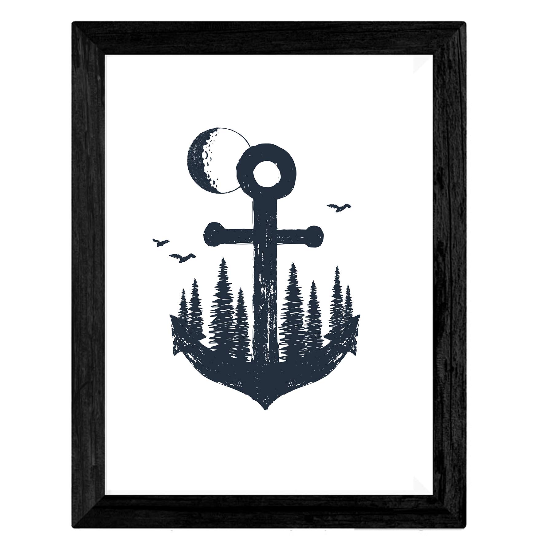 Nacnic Set of 4 prints of Forest Birds. Beautiful nature designs in nordic style. Wall decoration for your home office or shop. A3 - Image 2