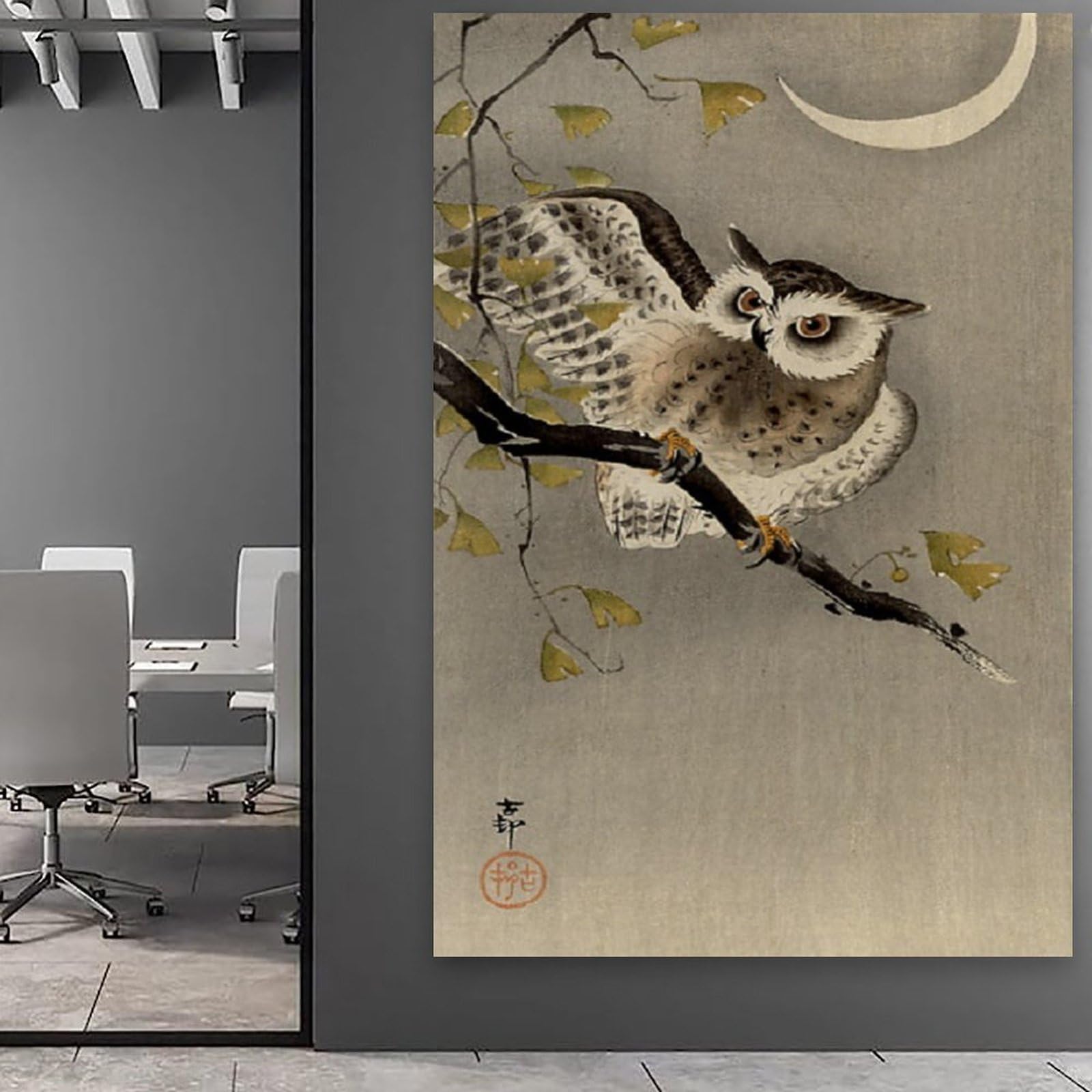 Amazon.co.jp: 有名画家小原古邨の絵画を完全収録。『フクロウ绘2