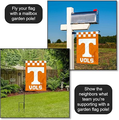 Miniatura 3 de College Flags & Banners Co. Bandera de jardín de tablero de ajedrez de Tennessee Volunteers