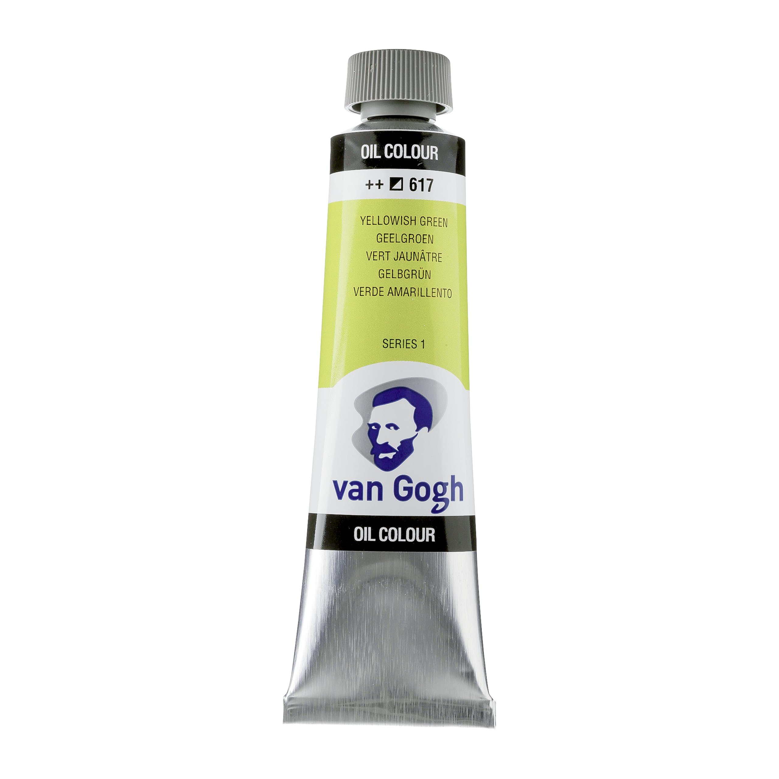 Van Gogh Oil Colour Paint, 40ml Tube, Yellowish Green 617 โ image 1