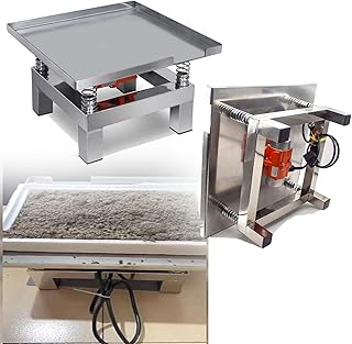 35x35cm Concrete Vibrating Table Vibration Test Block Vibration Platform Stainless Steel Mini Vibration Table，Cement Vibrating Block Vibration Plate