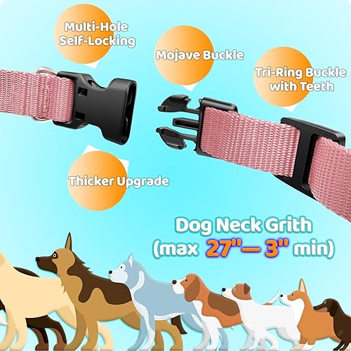 Miniatura 4 de Correa de repuesto para collar E, collar de repuesto de 34 pulgadas para Delupet Vsezund Bousnic Patpet Hkzooi Dog Care Nikketta Yawpet Invirox