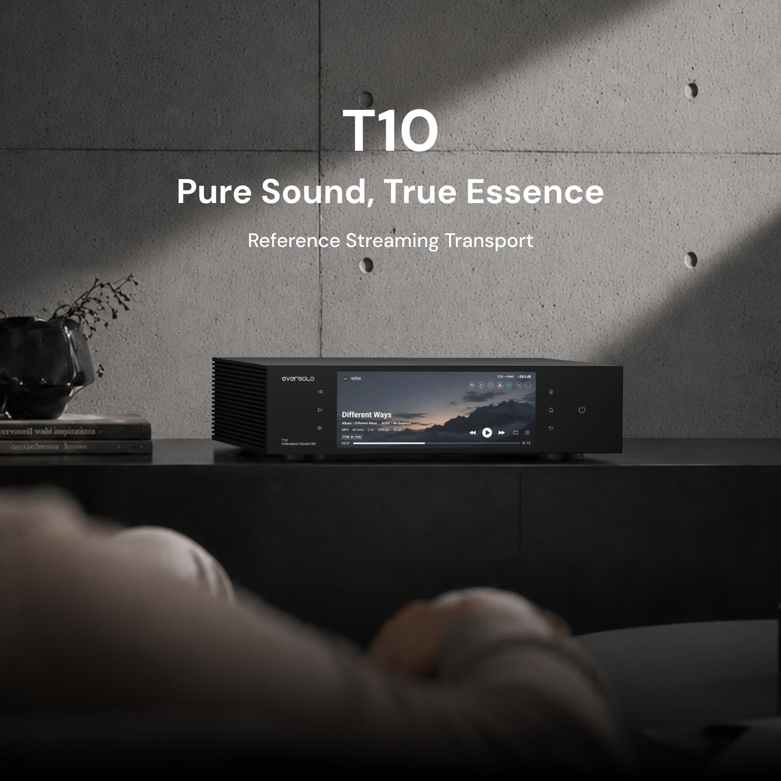 Eversolo T10 Musik-Streamer-Transport mit Fernbedienung, digitaler