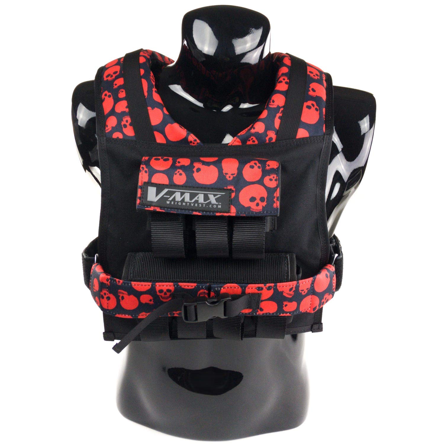 35 lb V-MAX Weighted Vest - Skulls
