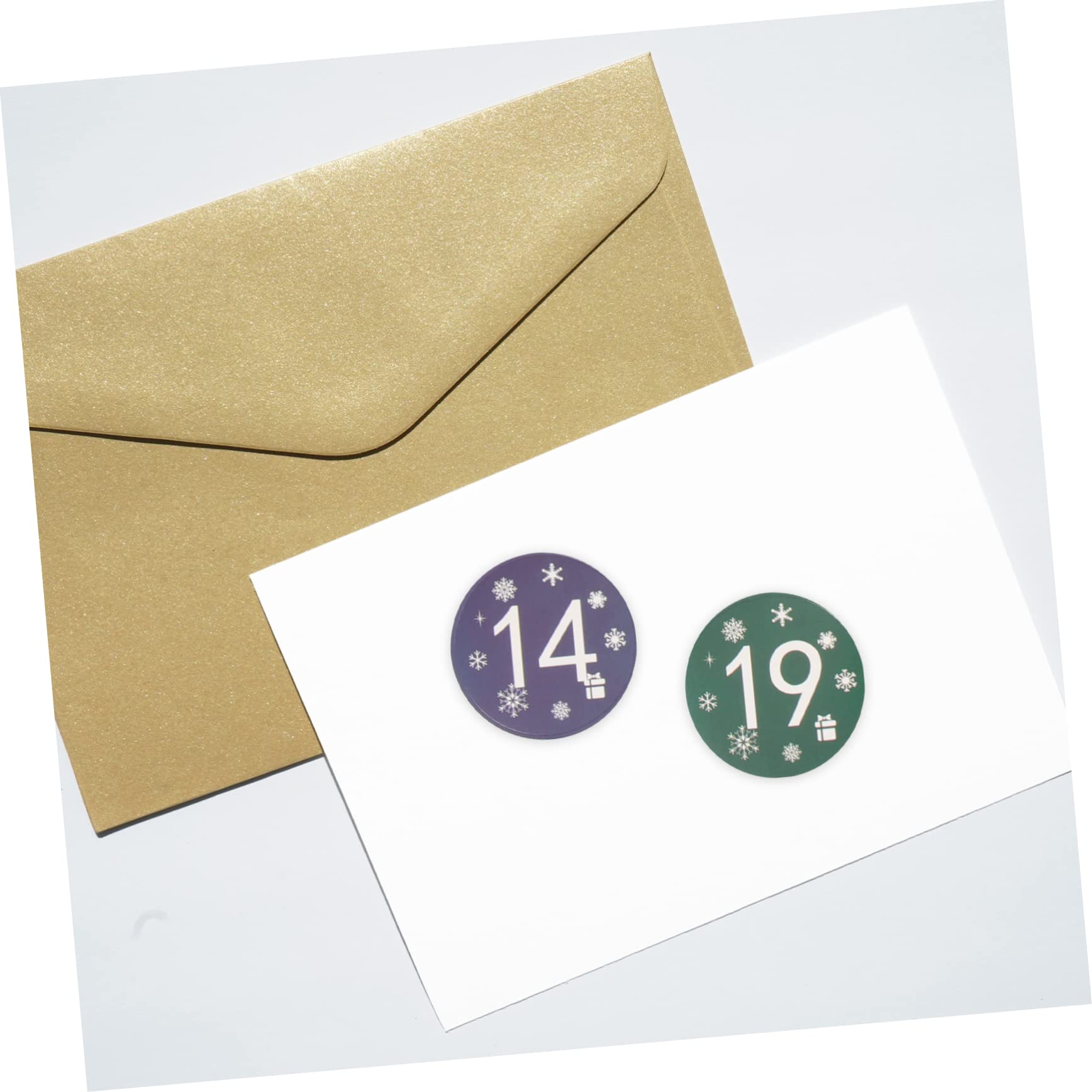 TOPBATHY 3 Set Di Etichette Adesive Natalizie Per Conto Alla Rovescia Etichette Per Sigillare La Cottura Per Scrapbooking 20 Fogli * 3