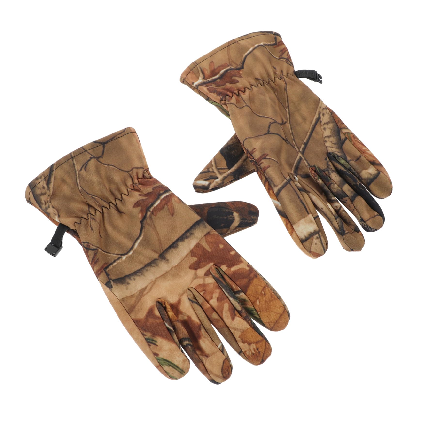 Guantes de Caza Dedos Completos Forro Polar Cálido y Transpirables Impermeables de Camuflaje para Esquí y Ciclismo al Aire Libre