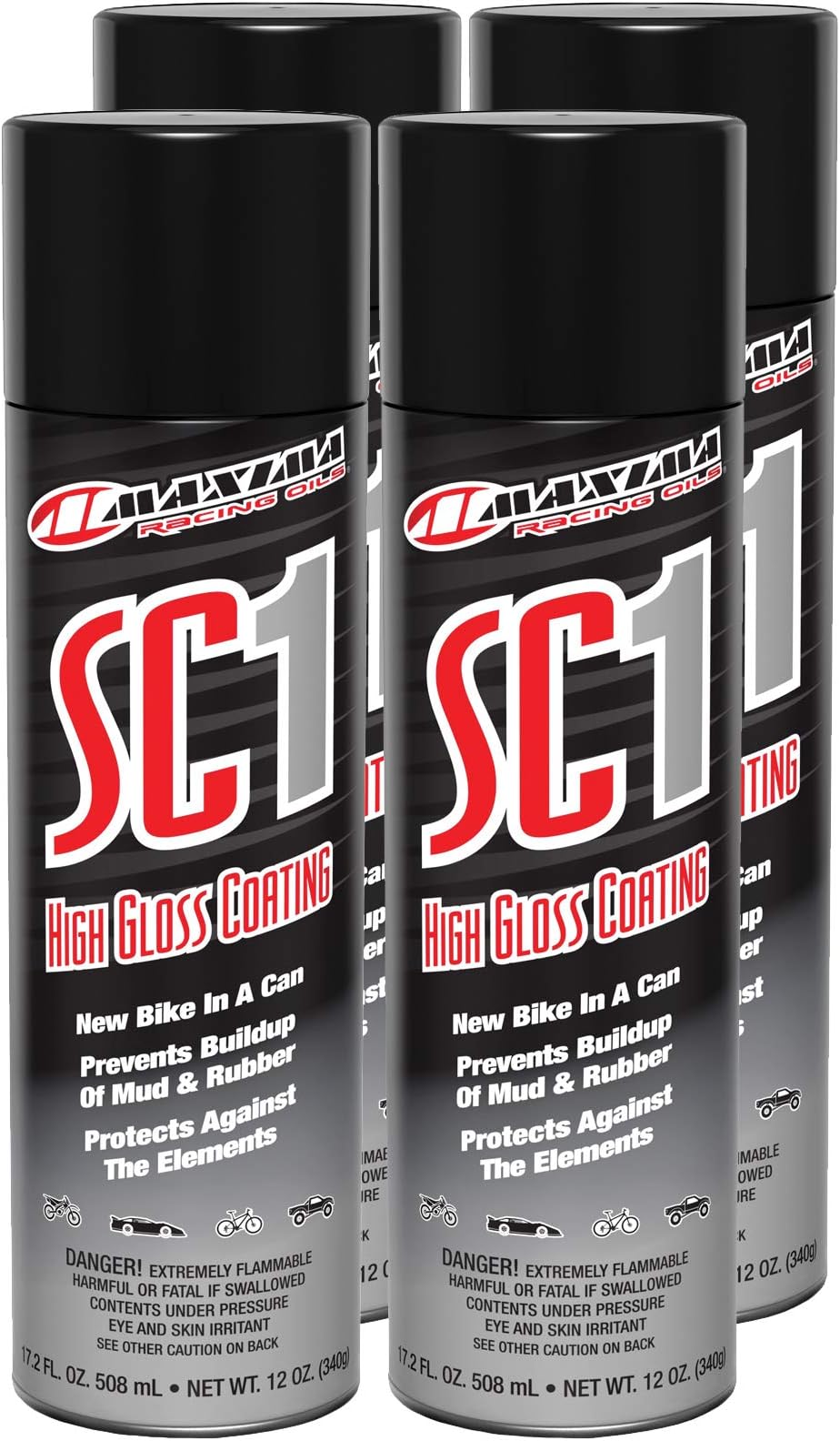 Maxima 78920-4PK SC1 High Gloss Coating 68.8 FL. OZ. 2032 mL - NET WT. 48 OZ. (1360g), 4-Pack