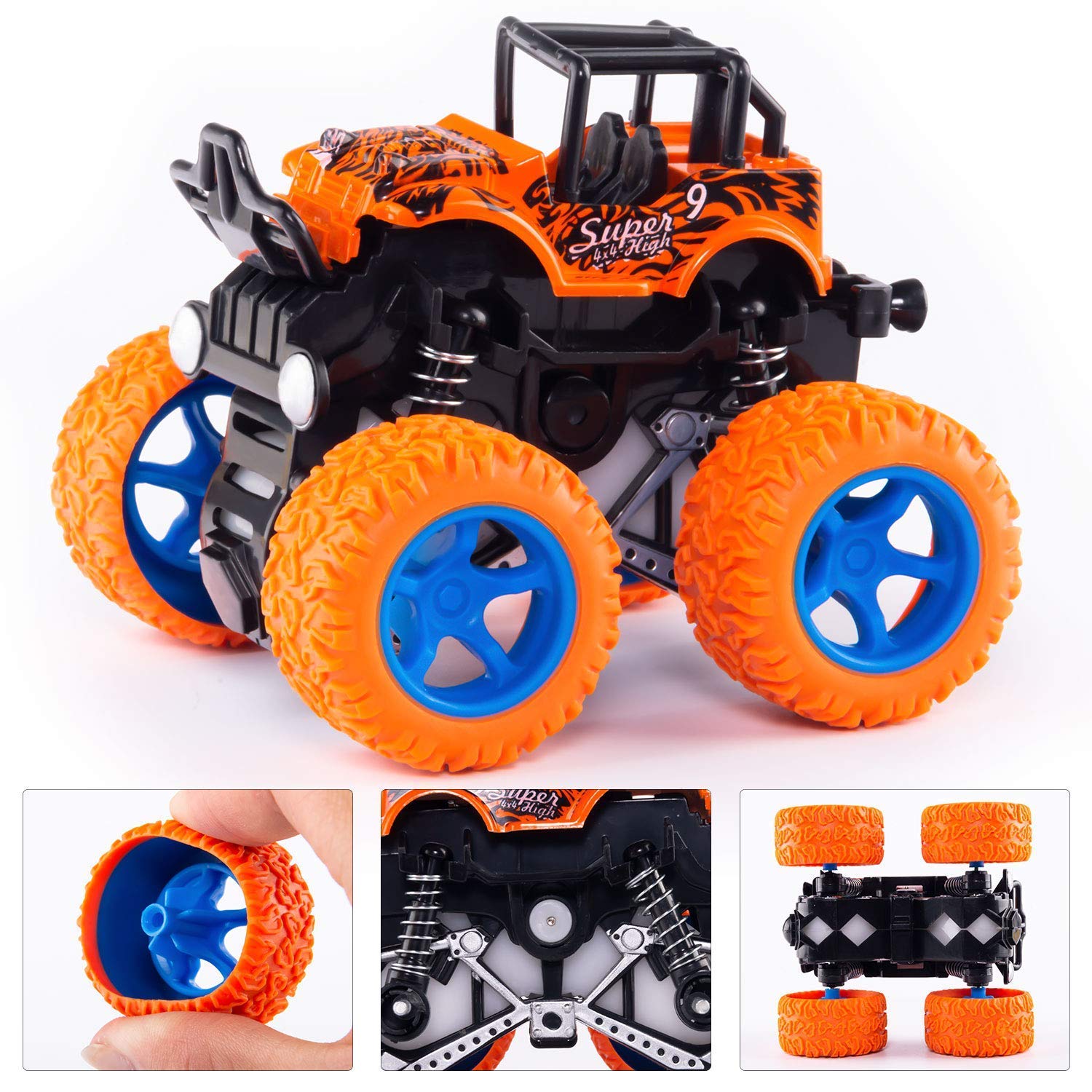 4AJ BAZAAR Store Boys and Girls Toys Monster Trucks Friction Powered Cars for 4 Year Old Kids, Multi Color (B08KHMHLGK) Amazon Price History, Amazon Price Tracker
