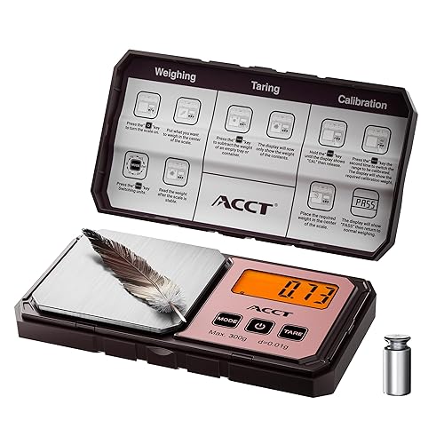 Báscula digital de bolsillo de 10.58 oz x 0.00 oz, escala de gramos de alta precisión, mini escala digital de gramo y oz, báscula portátil de