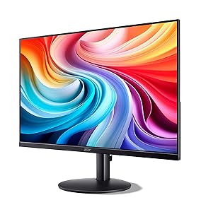 Acer SB273 G0bi 27" IPS Full HD (1920 x 1080) Ultra-Thin Zero-Frame Gaming Office Monitor | Adaptive-Sync Support (FreeSync Compatible) | Up to 120Hz Refresh | 1ms (VRB) | Tilt | HDMI & VGA Ports