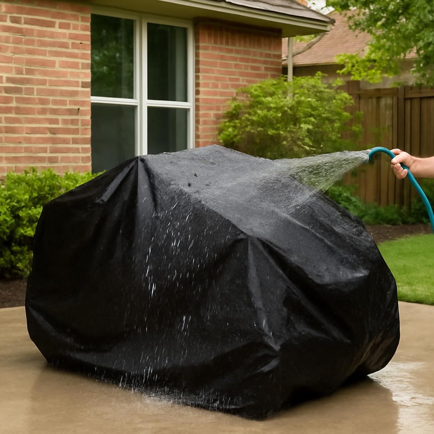 Lawn Mower Cover for Snapper Rear Engine Rider, Watertight Heavy Duty Riding Zero Turn Mower Cover All Weather Protection Outdoor Storage Tractor Accessories,Riding