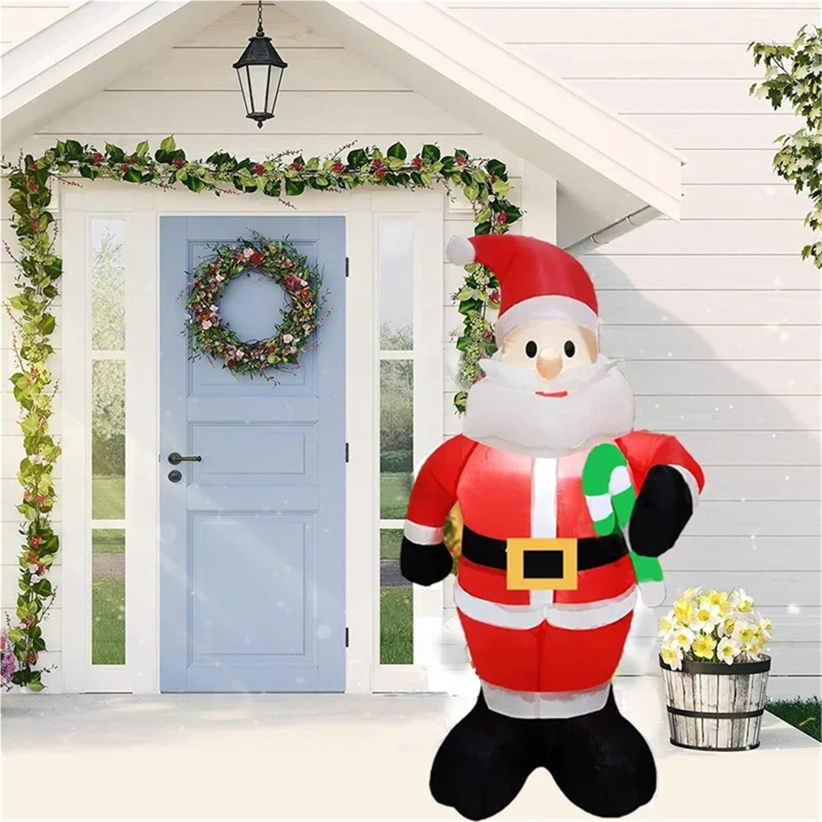Décoration de Noël Gonflable Bonhomme de Neige Pingouin Lumineux for intérieur et extérieur, décoration de Jardin à Faire soi-même for Le Nouvel an