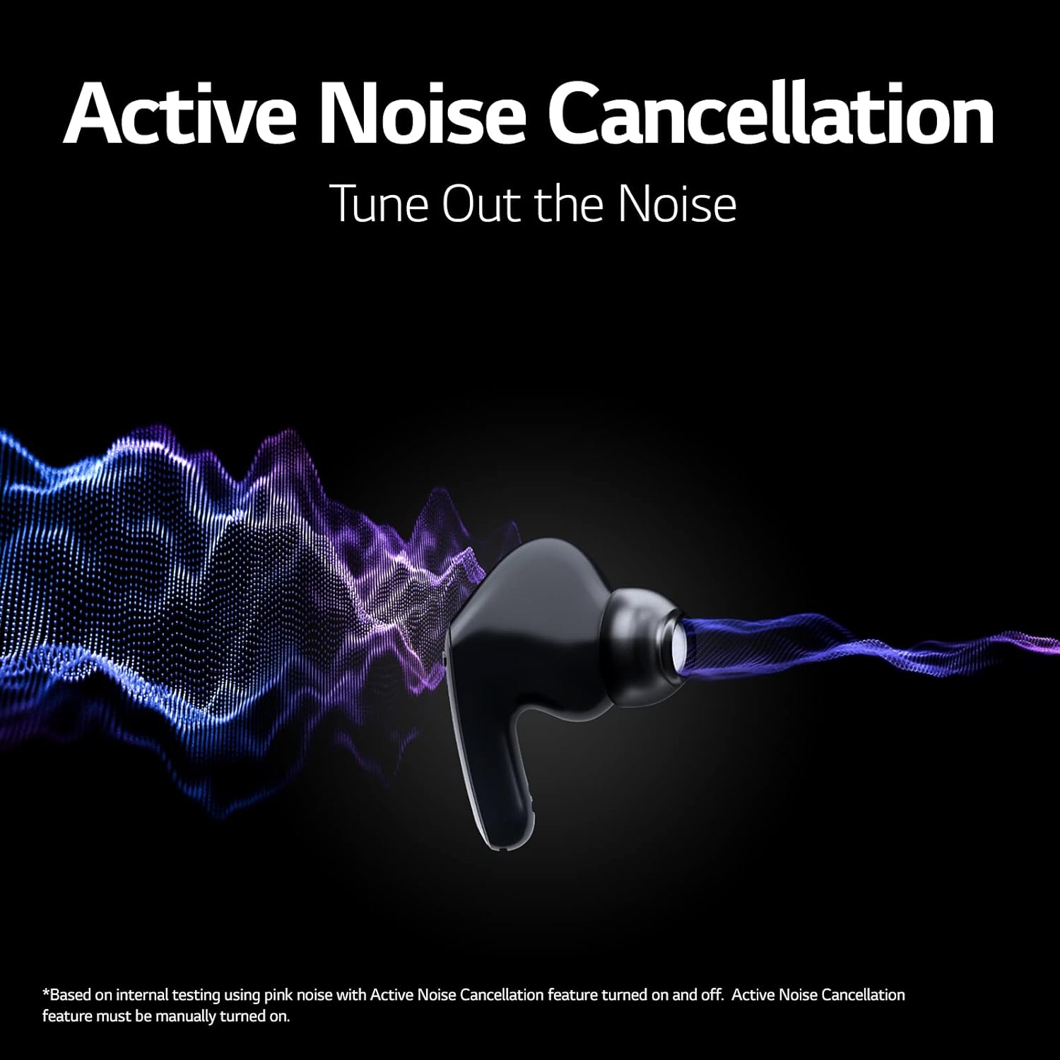 lg tone free fp8 enhanced active noise cancelling true wireless bluetooth earbuds with meridian sound uvnano kills 99 9 of bacteria on speaker mesh