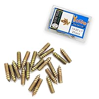 Vista 7 de Paquete de 20 pernos de suspensión de doble cabeza de 1/4-20 x 1 pulgada para tornillos de muebles