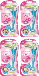 (Bulk purchase) Kai KAI AQUAFIT Women's disposable razor 2 pcs x 4 pcs