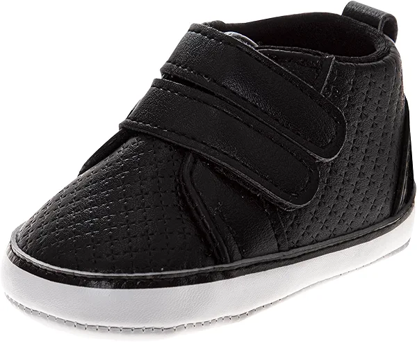 Josmo Baby Infant Sneaker Shoes Slipon Strap Closure - Lightweight Baby Shoe for Boys Newborn (Sizes: 2-4 Infants)