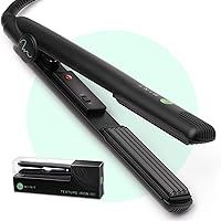 Vista 1 de MINT - Plancha de pelo de la serie profesional de 1 pulgada Crea engarces extremadamente rápido – Placas de crimpado de cerámica más profundas