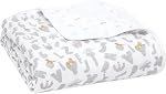aden + anais Essentials Dream Blanket, Muslin Baby Blankets for Girls & Boys, Lightweight Newborn Nursery & Crib Blanket, Unisex Toddler & Infant Bedding, Shower & Registry Gift, Butterfly Garden