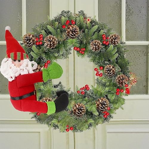 Miniatura 5 de Decoración para árbol de Navidad, decoración única de Papá Noel, decoración de Navidad para árbol de Navidad, vino, curciano, corona de Navidad,