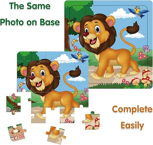 Miniatura 2 de Rompecabezas para niños de 3 a 5 años, juguetes de madera Montessori, aprendizaje educativo, juegos preescolares para niños y niñas de 3, 4, 5 años