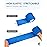 FriCARE Self Adhesive Bandage Wrap, Medical Tape in First Aid Kit, Cohesive Bandages for Wounds Sport Vet, 2 Inches X 5 Yards 6 Rolls, Blue
