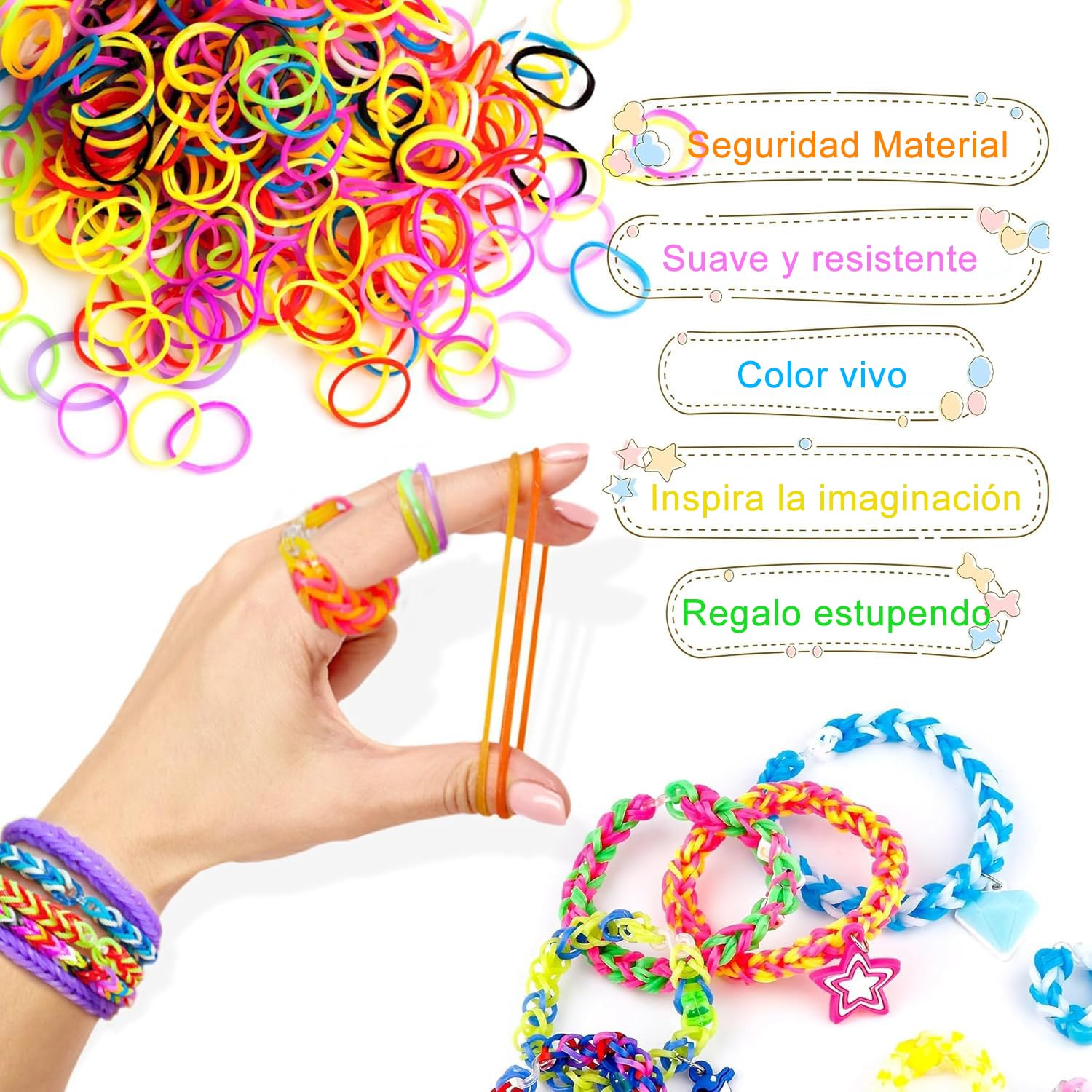 Kits Para Hacer Pulseras De Collar De Bricolaje 7500 Pcs | Mercado Libre
